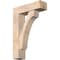 Ekena Millwork Legacy Block Smooth Bracket w/ Offset Brace, Douglas Fir, 7 1/2"W x 26"D x 38"H BKT0806X26X38LEC05SDF - alternate 1